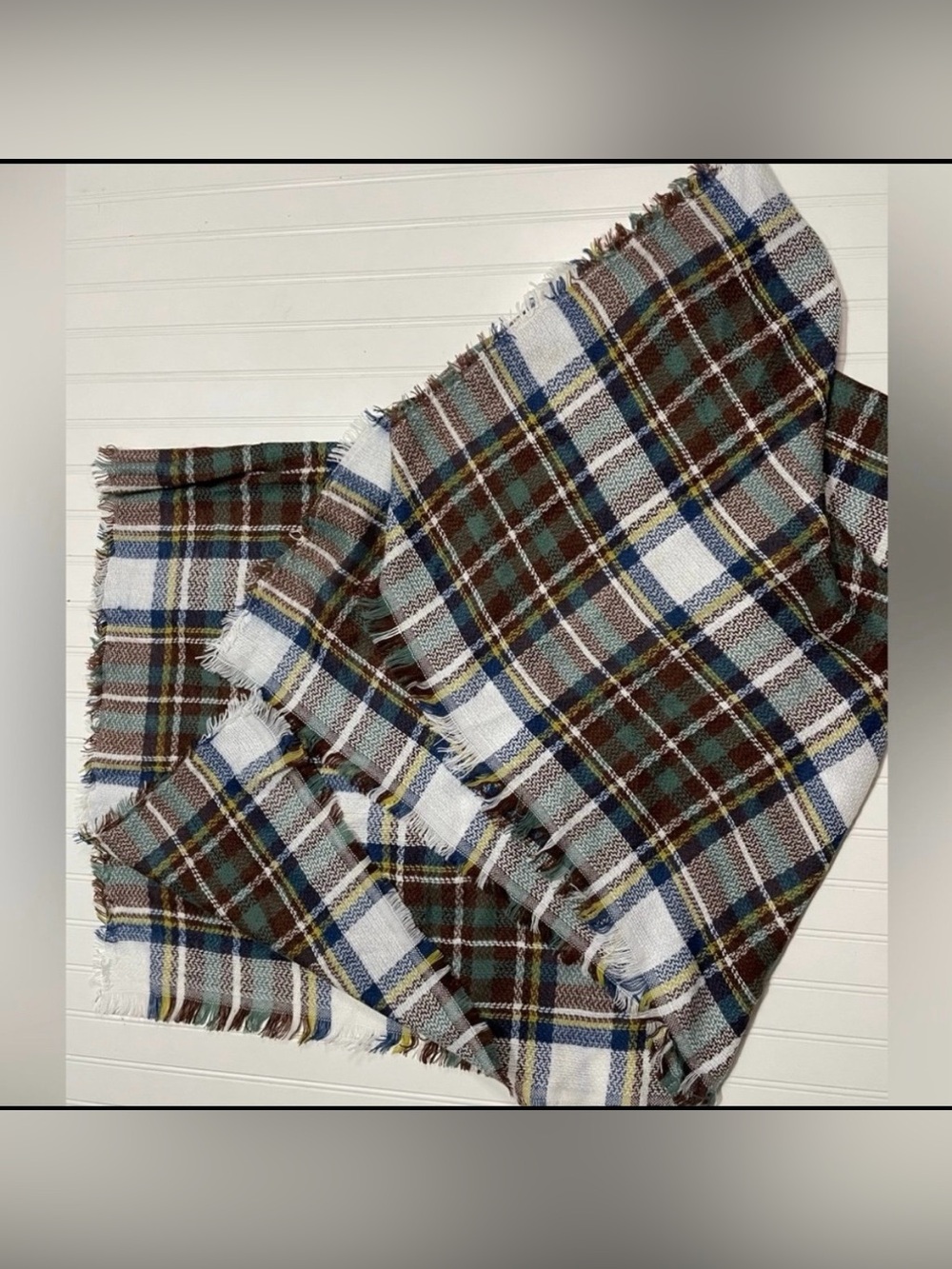 NEW Boutique Oversized Tartan Plaid Blanket Women’s Scarf